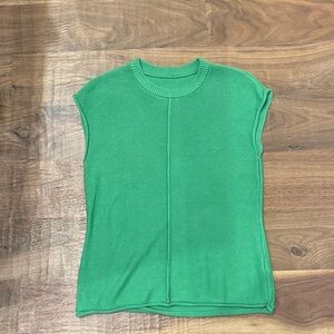 Zara Vibrant Green Knit Tank Top